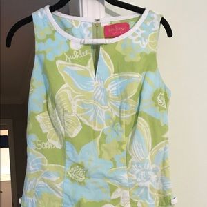 Lilly Pulitzer Clooney romper Laffy Daffy Size 4